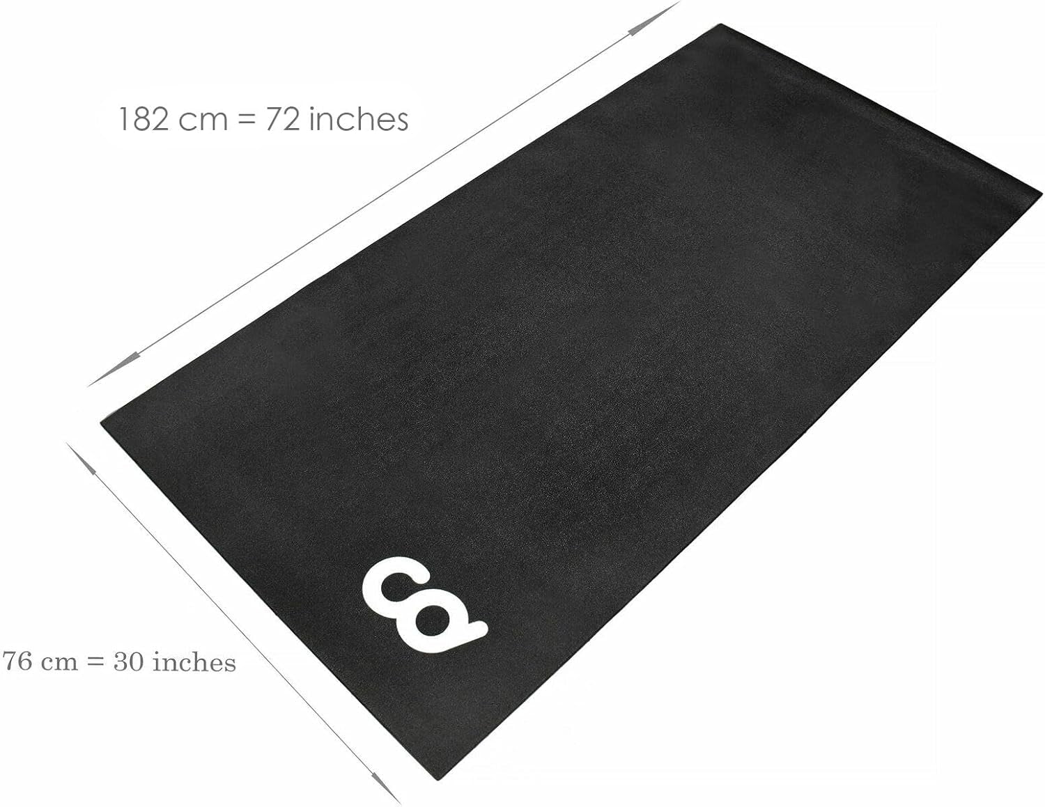 Bike Bicycle Floor Trainer Mat - 30" X 72" (High Density) - for Indoor Cycles.Stepper for Peloton Indoor Bikes - Floor Thick Mats for Exercise Equipment - Gym Flooring (76.20 Cm X 182.88 Cm)