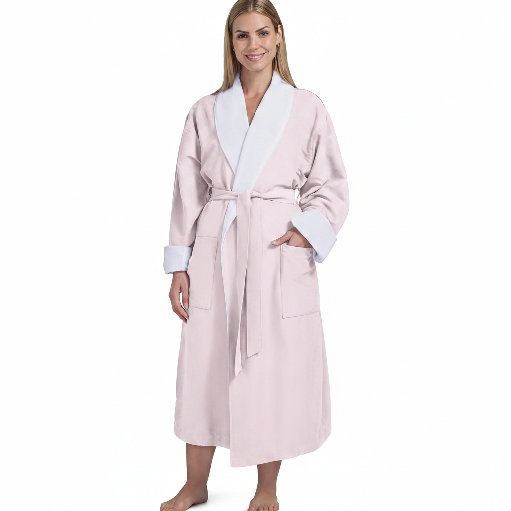 ZenPlunge Wellness Women’s Pink XX-Large Lounge Robe
