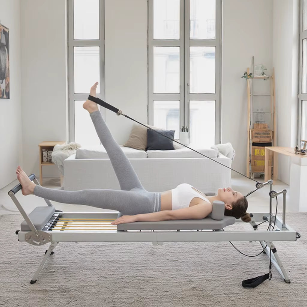 Pilates Reformer Machine Wholesale Yoga Fitness Equipment Home Gym Pilates Equipment Supplier Folding Yoga Bed