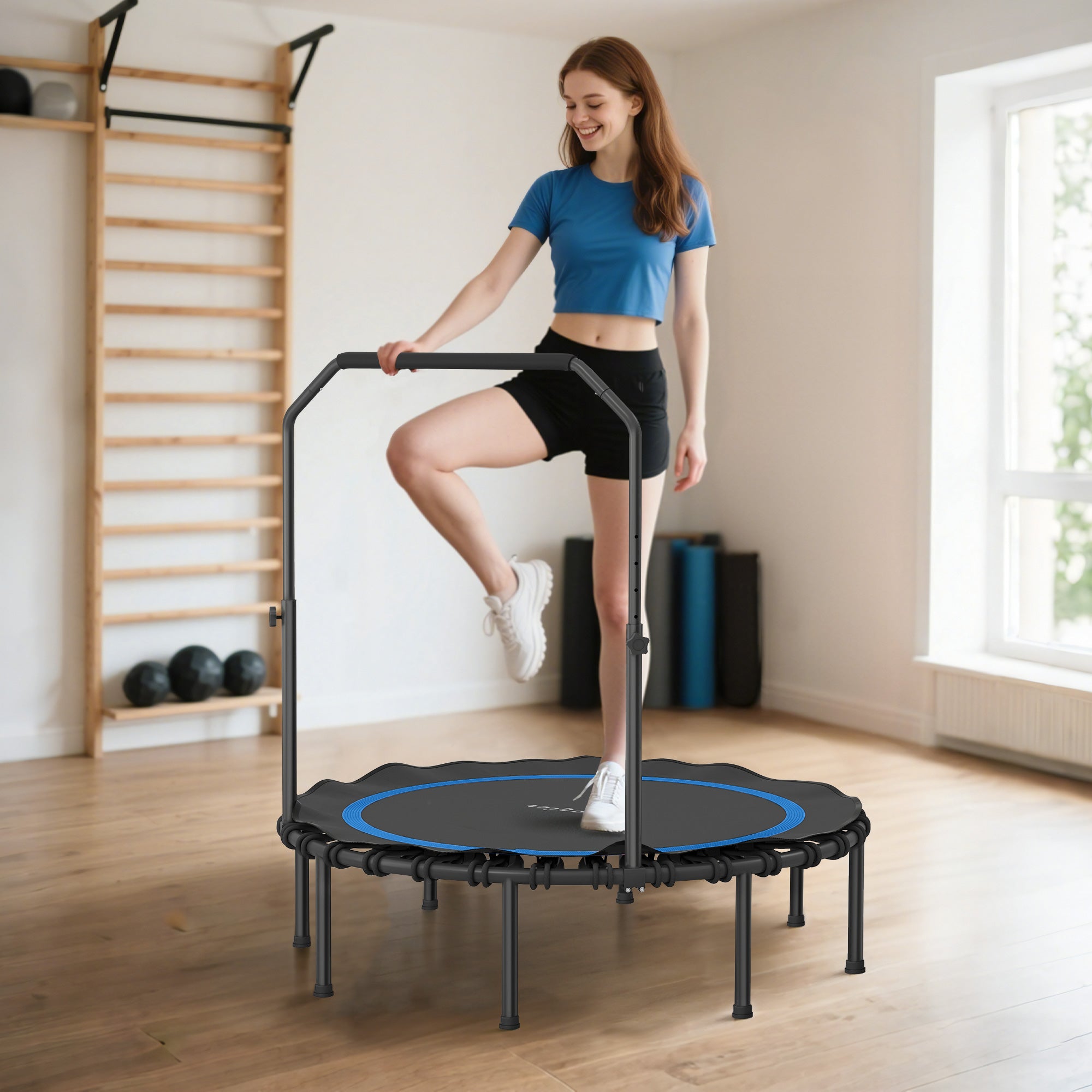 Soozier Rebounder Trampoline for Adults, Foldable Trampoline