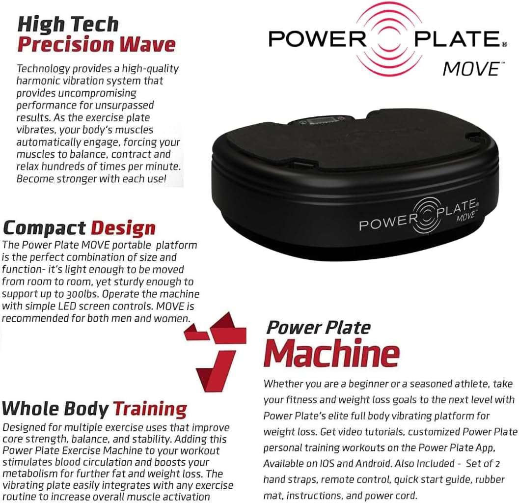 Move Vibration Platform, Vibrating Plate to Increase Core Strength, Improve Balance and Stability
