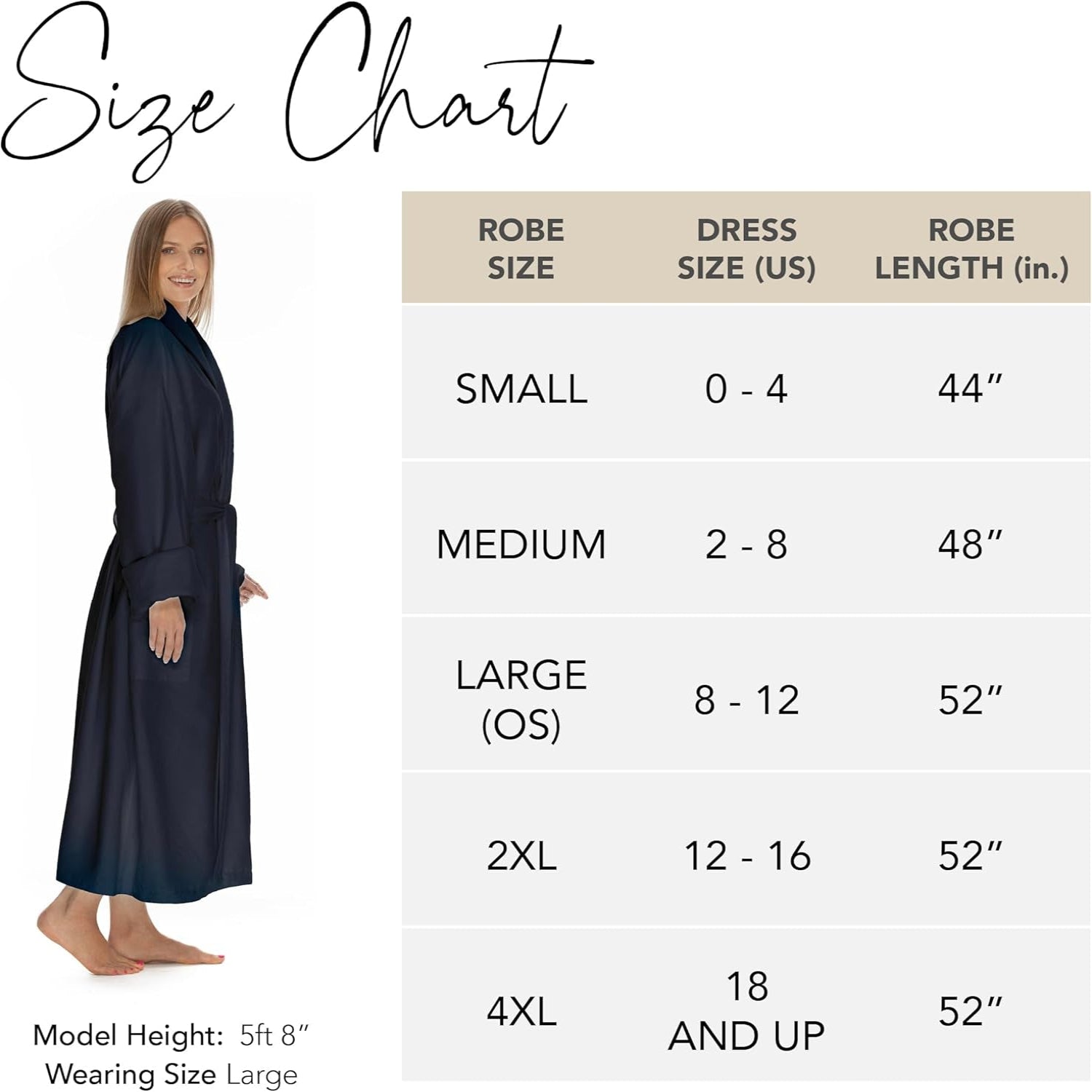 Women'S Microfiber Robe by BOCA - Luxury Hotel Bathrobe, Long Spa Robes for Women - Generous Sizing