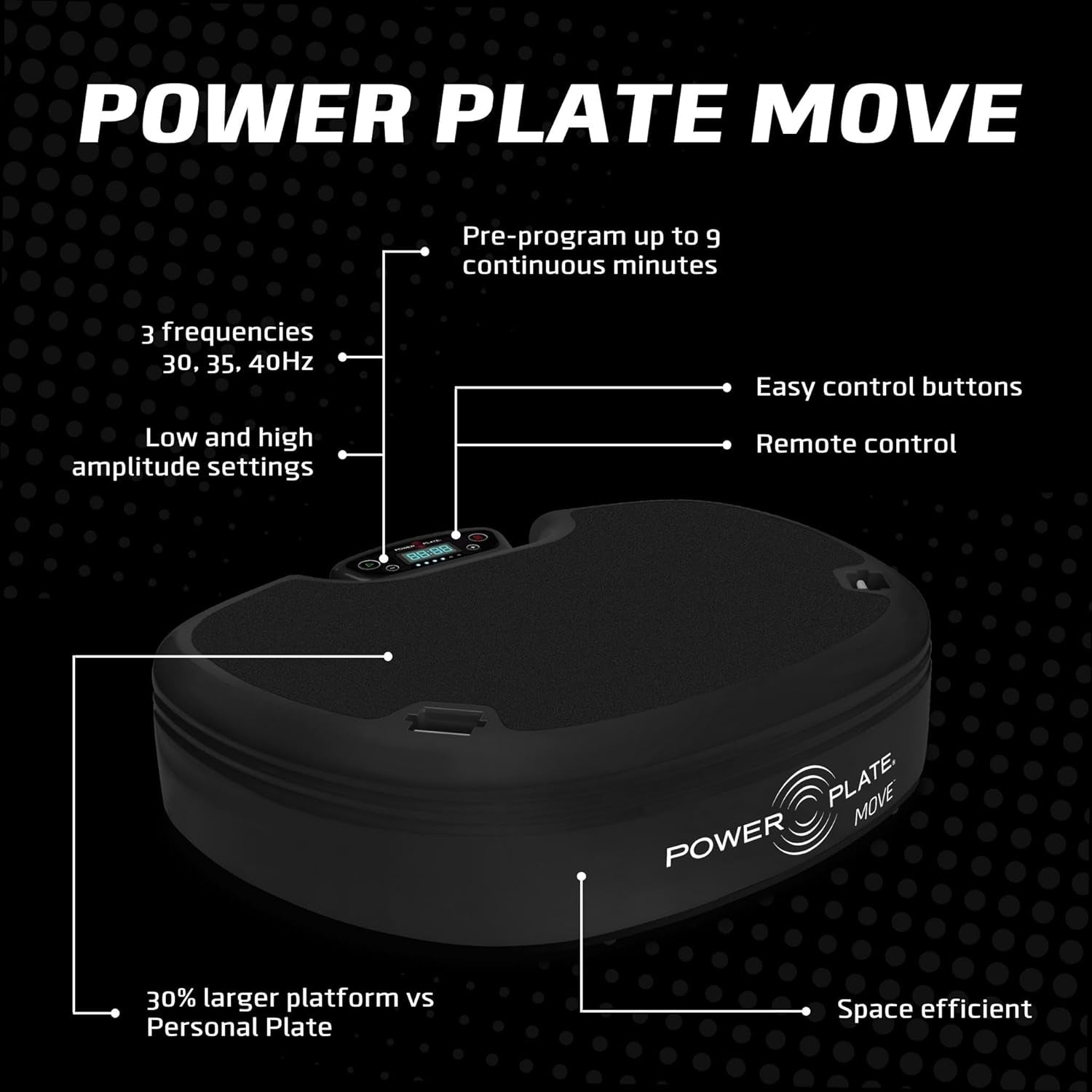 Move Vibration Platform, Vibrating Plate to Increase Core Strength, Improve Balance and Stability